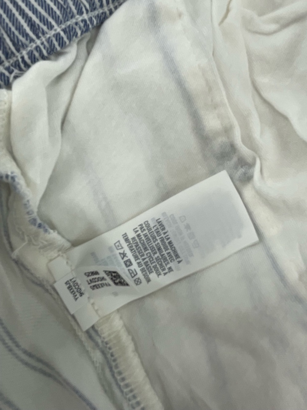 AERIE Women's wide-leg pajama or lounge pants Size XXL White, Blue Y2K NWT - Picture 10 of 10